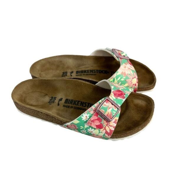 BIRKENSTOCK MADRID BIRKOFLOR SUPERNATURAL FLOWER EMERALD size EU 35 - Picture 1 of 7